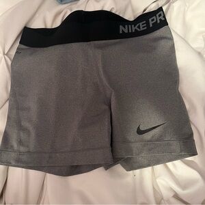 Nike pro dark grey biker shorts